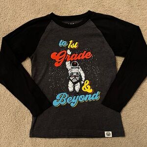 Astronaut Graphic “to 1st grade & beyond” Kids Shirt